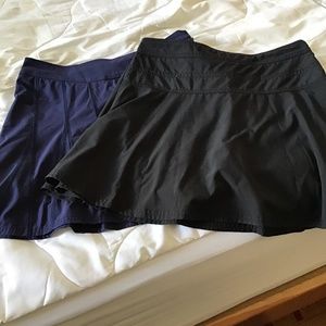 Athleta skorts size 4
